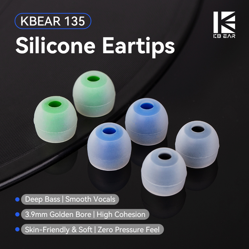In Ear Monitor Iem - KBEAR 135 Силиконовые амбушюры 3,9 мм