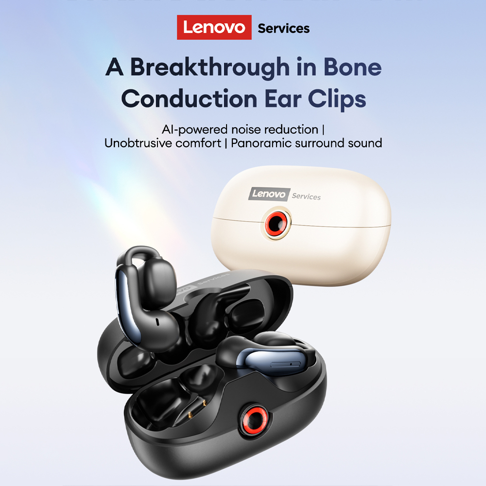 Wired Earphone Mic - Lenovo LES-108 Наушники с костной проводимостью