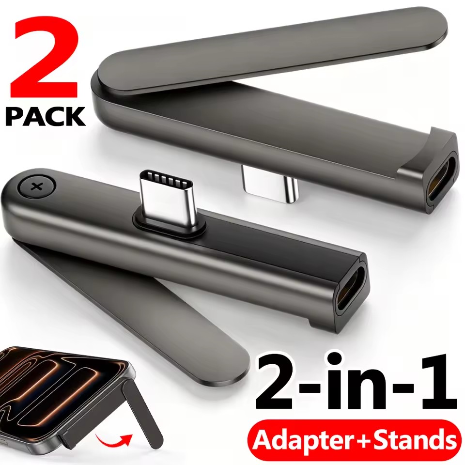 Headphone Stand Desk - 2/1 шт. Портативный адаптер USB-C на
