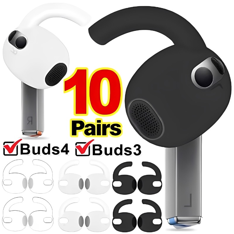 Silicone Ear Tip Replacement - 1-10 пар сменных силиконовых спортивных ушных
