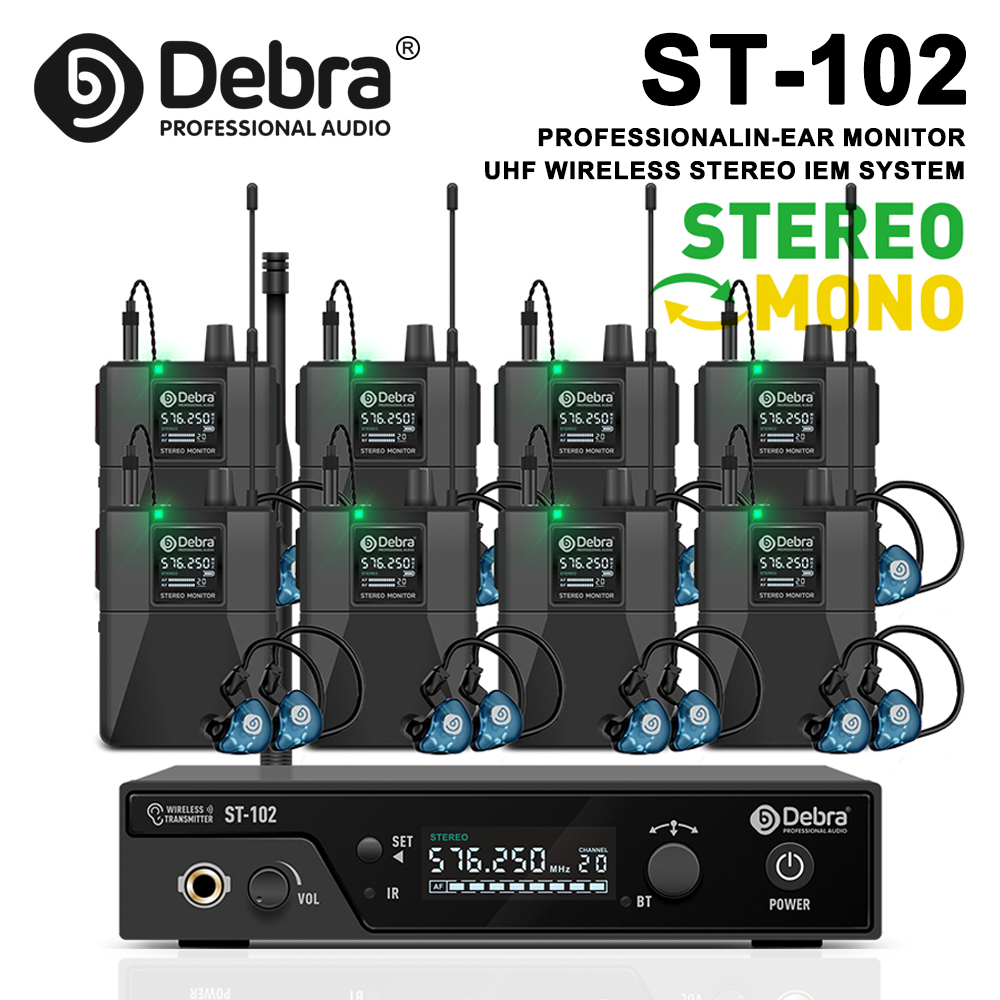 In Ear Monitor Iem - Беспроводная стереофоническая внутриканальная система мониторинга Debra