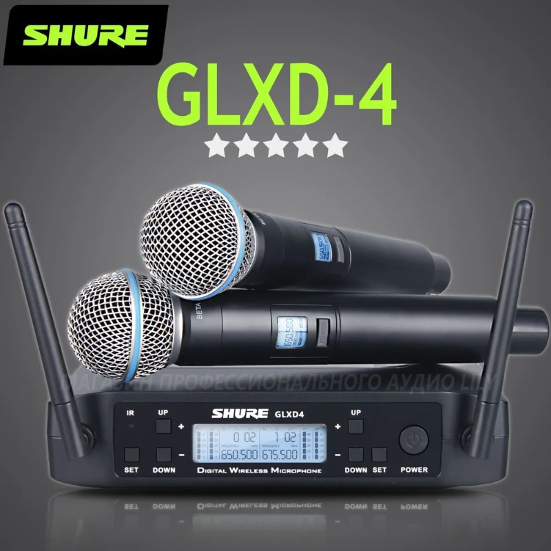 Беспроводная микрофонная систе – обзор и цена Shure Mic Sm58