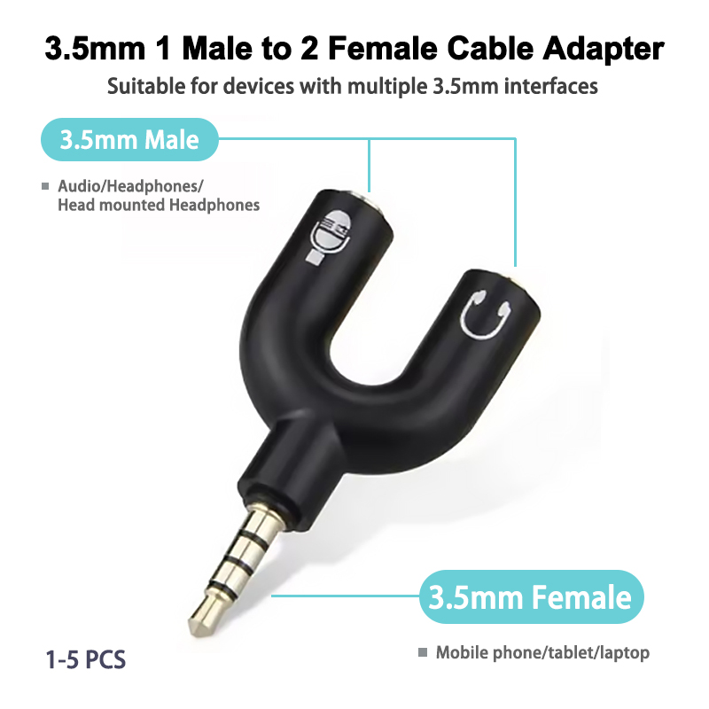 3,5 мм разветвитель для наушни – обзор и цена Earphone Splitter Jack