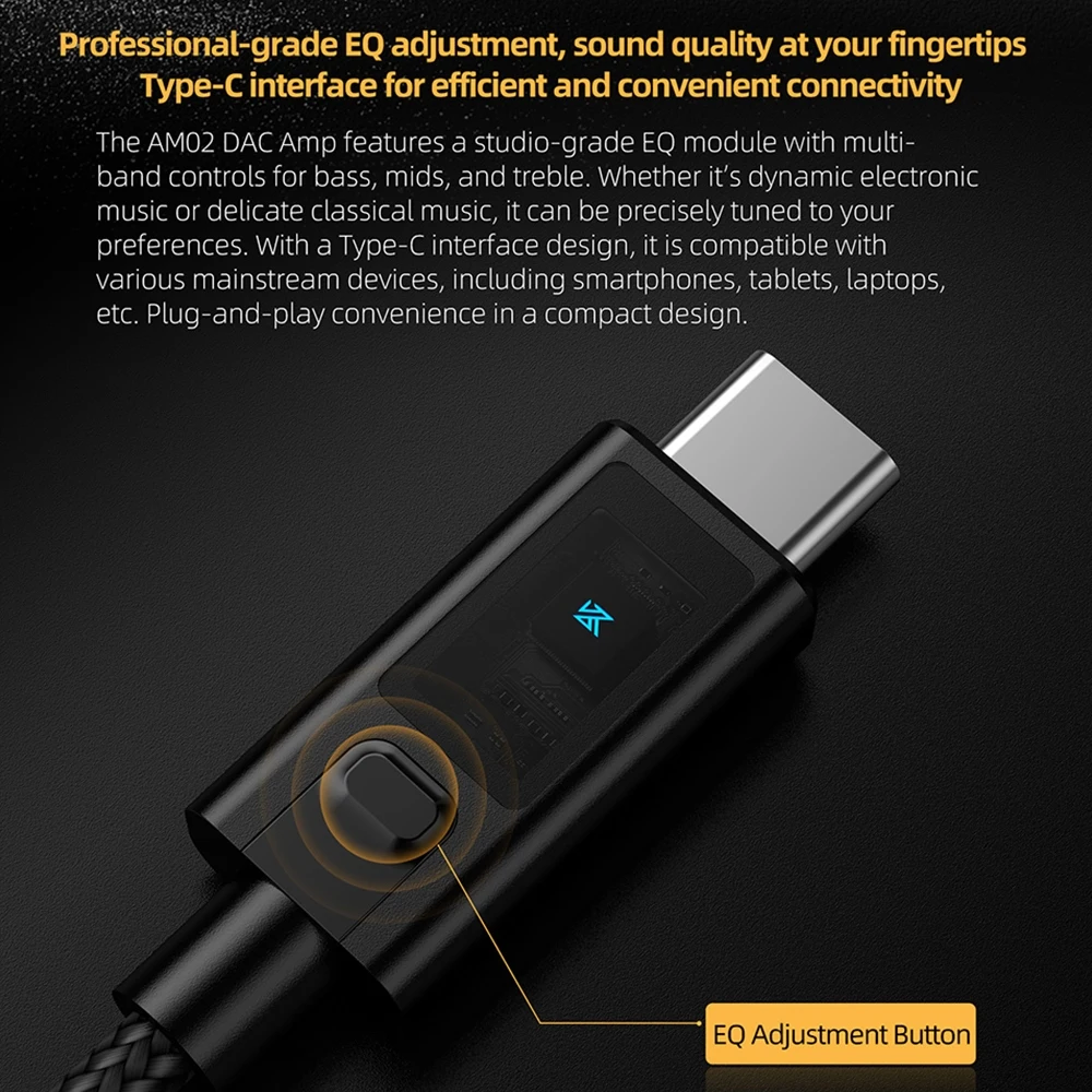 KZ AM02 Портативный цифровой у – обзор и цена Usb C Earphone