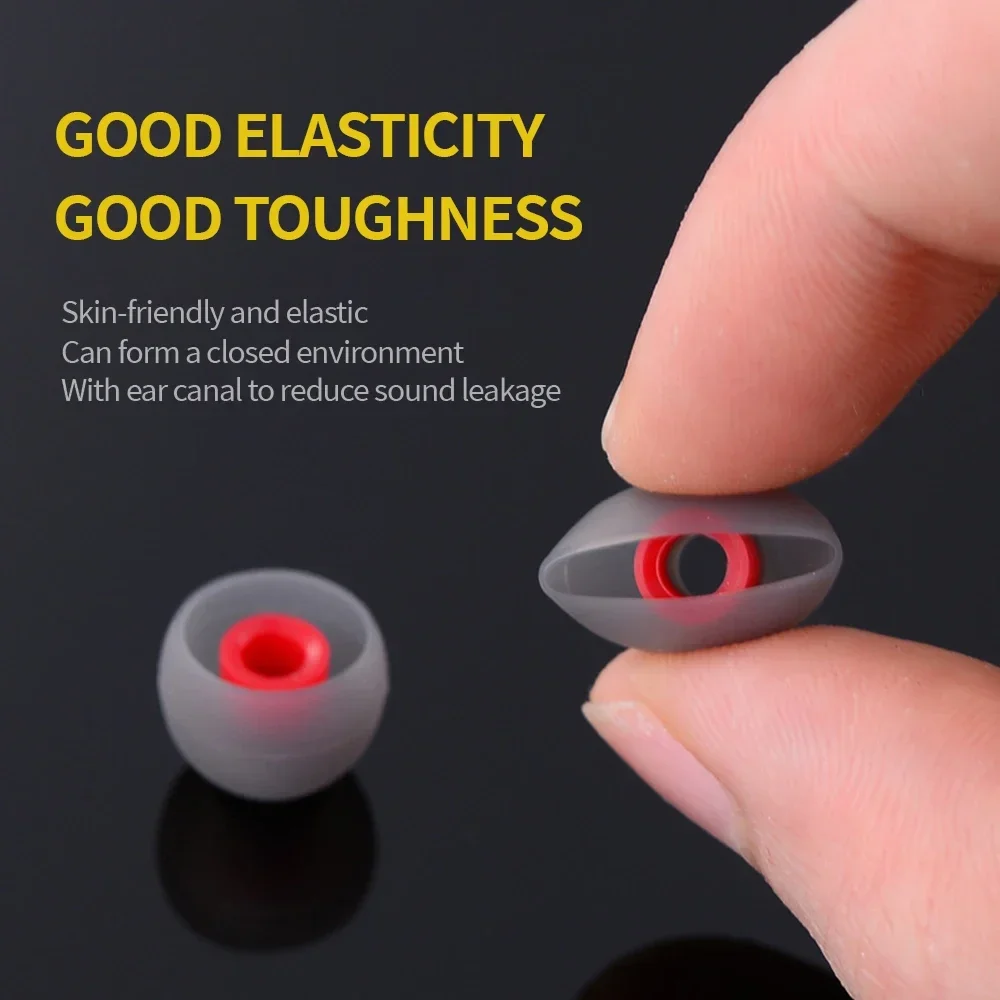1/60 пар силиконовых чехлов дл – обзор и цена Silicone Ear Tip Replacement